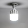 The frosted polycarbonate lens provides smooth, glare-free light