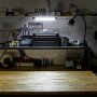 9&amp;quot; Swivel Utility LED Light Bar with Rocker Switch: Installed on Workbench 