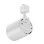 Rear view of the matte white 20W LED track head for halo tracks