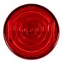 Round LED Truck and Trailer Light - 2.5” Clearance Marker Light - 2 Pin Connector - (4) LEDs