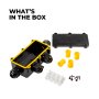                             
                        Includes terminal block, cable adapters, and stainless steel hardware