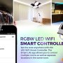 Wi-Fi RGBW LED Controller - Alexa/Google Assistant/Smartphone Compatible - 6 Amps/Channel