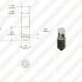T1-3/4 Midget Groove LED bulb