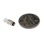 S4S/8 LED Bulb - 1 LED Midget Groove S4S/8 Retrofit: Back View With Quarter Size Comparison