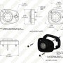 Adjustable LED Map/Dome Light w/ Switch - Truck, RV, Marine, Cabin LED Reading Light w/ 1 LED - Pigtail Connector - Black