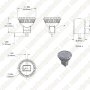 3 High Power LED MR11 Bulb