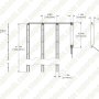 50W LED Magnetic Strip Kit - Three 4ft Pcs and LED Driver - 5600 Lumens - Dimmable