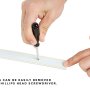 Magnets are removable using a screwdriver