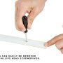 Magnets are removable using a screwdriver