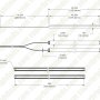Magnetic LED Retrofit Kit For 4x1 Troffer / Linear Strip Fixtures - 50W - 3000K / 4000K / 5000K
