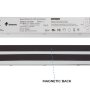 Steel driver also has a magnetic backing to make installation easy