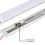 48W LED Magnetic Tube Troffer Retrofit Kit - 2x4 Troffer - 3 Tubes - 4,800 Lumens - Dimmable