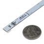 Narrow Rigid Light Bar w/ High Power 3-Chip LEDs: Back View With Size Comparison
