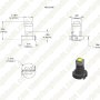 NEOx LED Bulb - High Power Instrument Panel LED