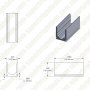 Aluminum Mounting Profile for Flexible LED Neon Strip Lights - Quick Mount - 3.5CM