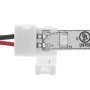 NFLS10-2CSH 2 Contact 10mm Flexible Light Strip Interconnect: Connected