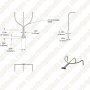 3 Contact 10mm Flexible Light Strip Pigtail Connector for VCT Strips - NFLS10-3CPT