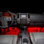 Linear LED Light Bar Fixture: Installed in Footwells of SUV