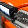 6&amp;quot; Off Road LED Light Bar - 18W: Shown Installed On UTV Brush Guard. (Mounting Brackets Shown Sold Separately)
