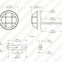 Round 8&amp;quot; Bulkhead Light - Bronze Indoor / Outdoor Wall Sconce - 780 Lumens - 3000K