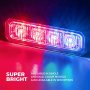 4&amp;quot; Grille and Surface Mount LED Strobe Light Head - 12W