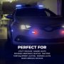 4&amp;quot; Grille and Surface Mount LED Strobe Light Head - 12W