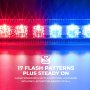 5&amp;quot; Grille and Surface Mount LED Strobe Light Head - 18W