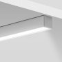 PDS-H aluminum LED strip channel fixture surface mounted on the ceiling