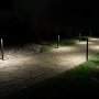 LED Landscape Lighting Expansion Kit - (4) 1W Offset 5&amp;quot; Square Path Light: Illuminated Pathway