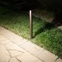 LED Landscape Lighting Expansion Kit - (4) 1W Offset 5&amp;quot; Square Path Light: Illuminated Between Pathway And Grass