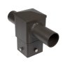 Dual 90° Tenon Adapter for 4” Square Poles - 2 Horizontal 2-3/8" Diameter 