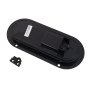 Oval LED Truck Trailer Lights w/ Built-In Flange - 6&amp;quot; LED Brake/Turn/Tail Lights - 3-Pin Connector - Flush Mount - 56 LEDs