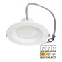 MaxLite 9.5" LED Recessed Commercial Downlight - Selectable CCT and Wattage - Dimmable - Up To 3,400 Lumens - 3000K / 3500K / 4000K - 30W / 35W / 40W