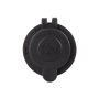 Cigarette Lighter Socket for LED Rocker Switch Panels - 12V: Front View