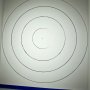 Each circle represents 1 foot