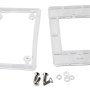 12V LED Deck Lights - Window Rectangular Deck Accent Light with Faceplate - 55 Lumens