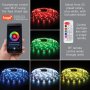                                                         
                        Control the LED strip lights using the Tuya smartphone app 
                        