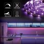 The plug-and-play strip light easily plugs into a standard outlet