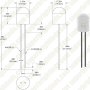 8mm Red LED (360 degree)