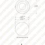 3 Watt LED Recessed Light Fixture - CREE XPE