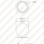 Recessed Light Fixture, 9 LED