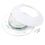  5.6&amp;quot; Round Dome Light LED Fixture with 3 Position Switch: Cover Pops Off to Display Mounting Holes
