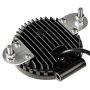 Round 18W Heavy Duty High Powered Amber LED Vehicle Strobe Light: Includes Additional Hardware For Optional Mounting