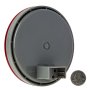 Round LED Truck Trailer Light PL-3 Connection - 4&amp;quot; LED Stop Turn Tail Light with 12 LEDs: Back View