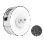 Round LED Truck and Trailer Lights w/ Clear Lens - 2.5” LED Side Clearance Lights w/ 4 High Flux LEDs - 2-Pin Connector: Back View