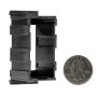 Modular Rocker Switch Bracket - Middle Panel: Back View With Size Comparison