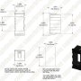 Modular Rocker Switch Bracket - Middle Panel