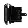 Dual USB Charging Port Adapter for LED Rocker Switch Panels - Built-in Voltmeter/Ammeter - 4.2 Amps - USB Type A-Profile View