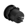 Digital Voltmeter and Ammeter for LED Rocker Switch Panels: Back View