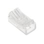 Solderless Clamp-On LED Strip Light to Pigtail Adaptor - 8mm Single Color Strips - 22 AWG